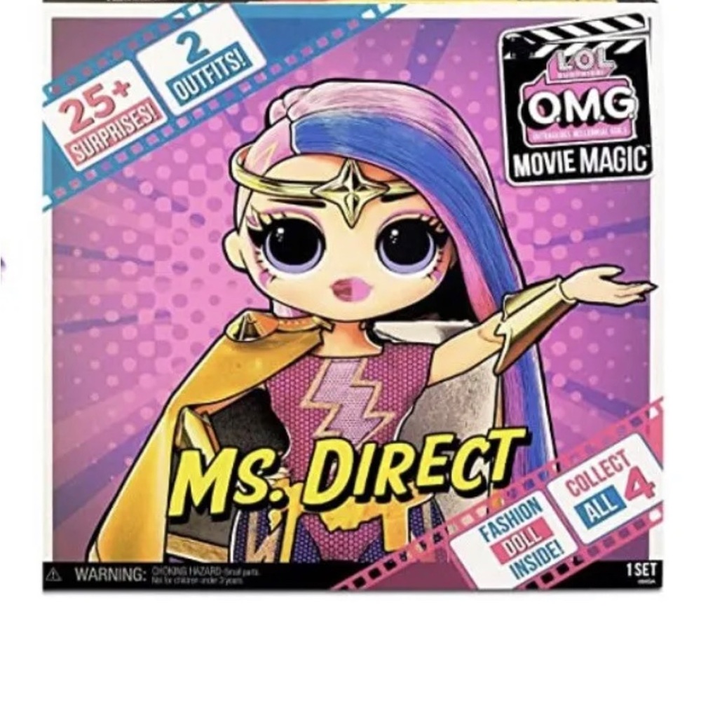 LOL Surprise! OMG Movie Magic Ms. Direct Fashion Doll 25 Surprise